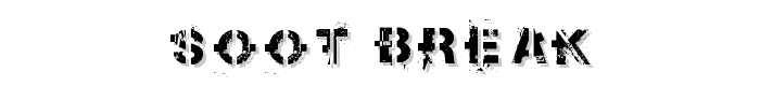 soot break font